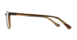 Lunettes de vue enfant RZERO22 marron/marron marbré - Vue de face