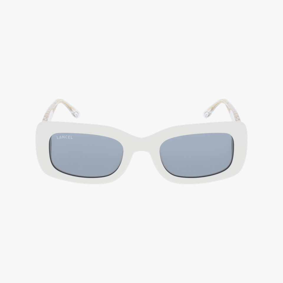 Lunettes de soleil femme LEONIE LA91021 blanc - Vue de face