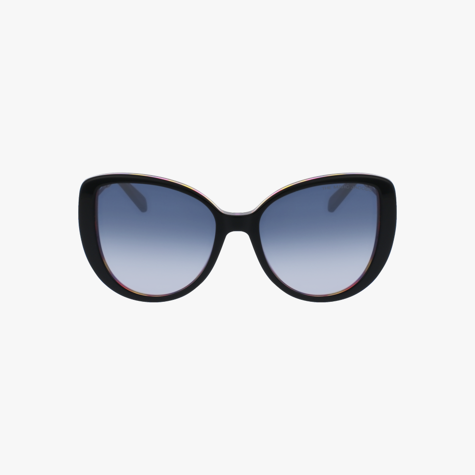 Lunettes de soleil femme MARC 578/S noir/bleu - Vue de face
