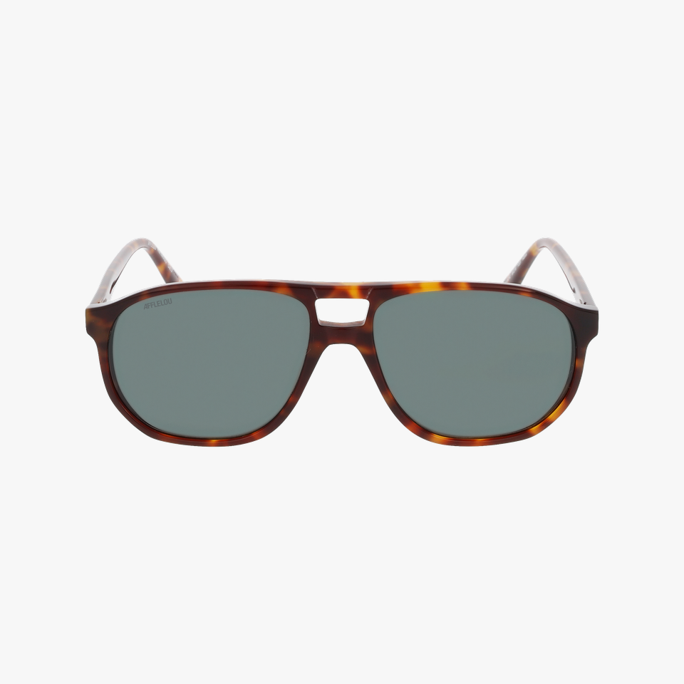 Lunettes de soleil homme TARVISIO écaille - Vue de face