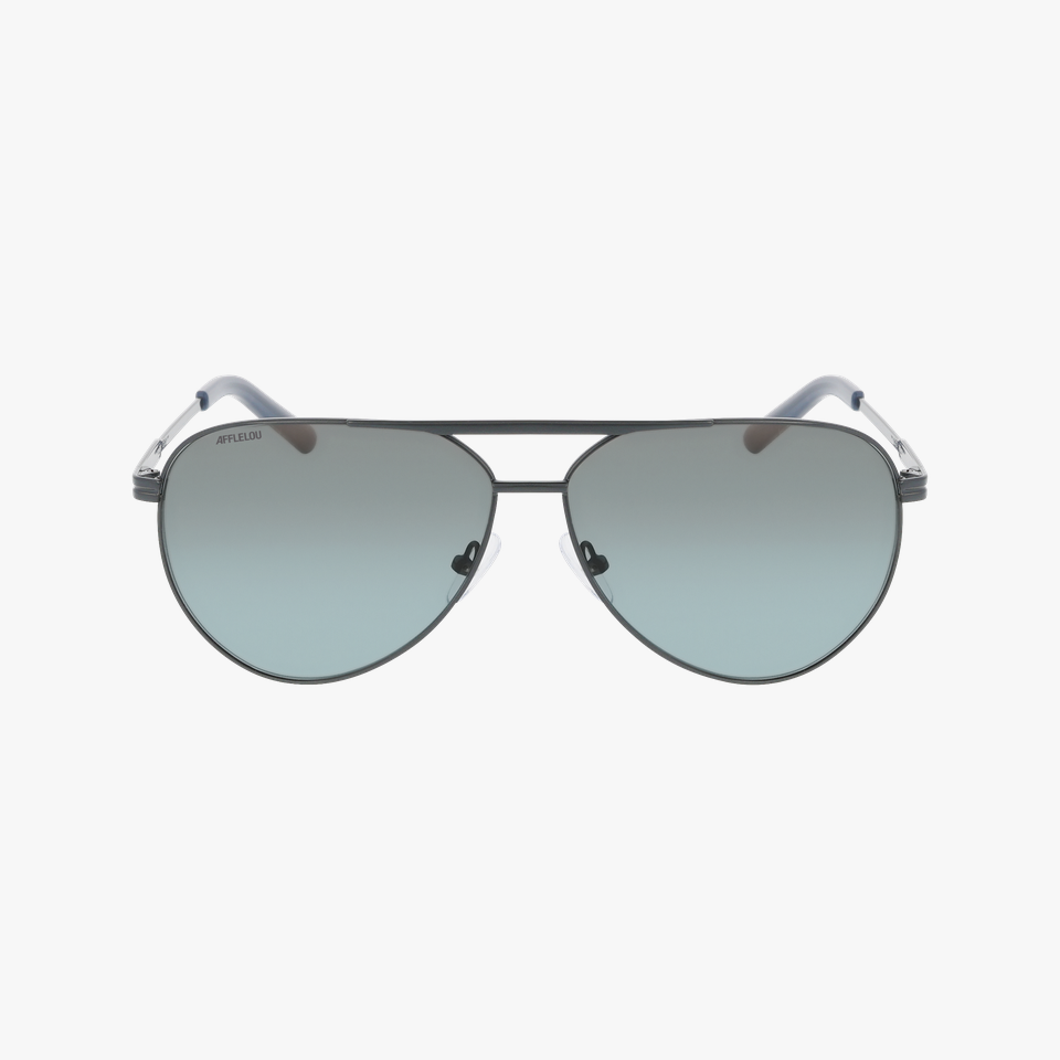 Lunettes de soleil homme RYKER POLARIZED gris - Vue de face