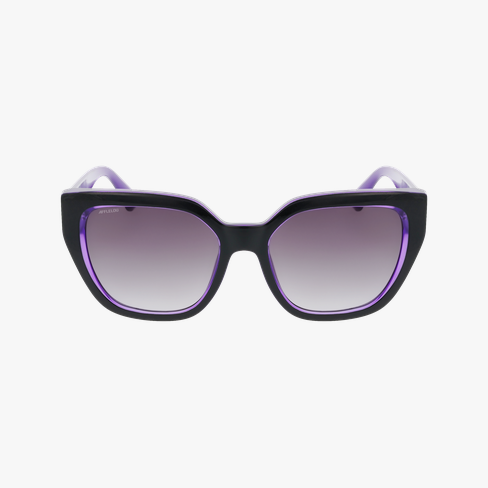 Lunettes de soleil femme LUCIA noir/violet Vue de face