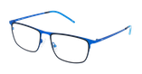 Lunettes de vue homme MAGIC 157 noir/bleu - Vue de face
