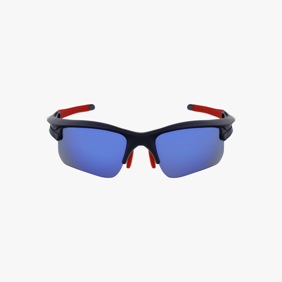 Lunettes de soleil homme Bike-Star bleu - Vue de face