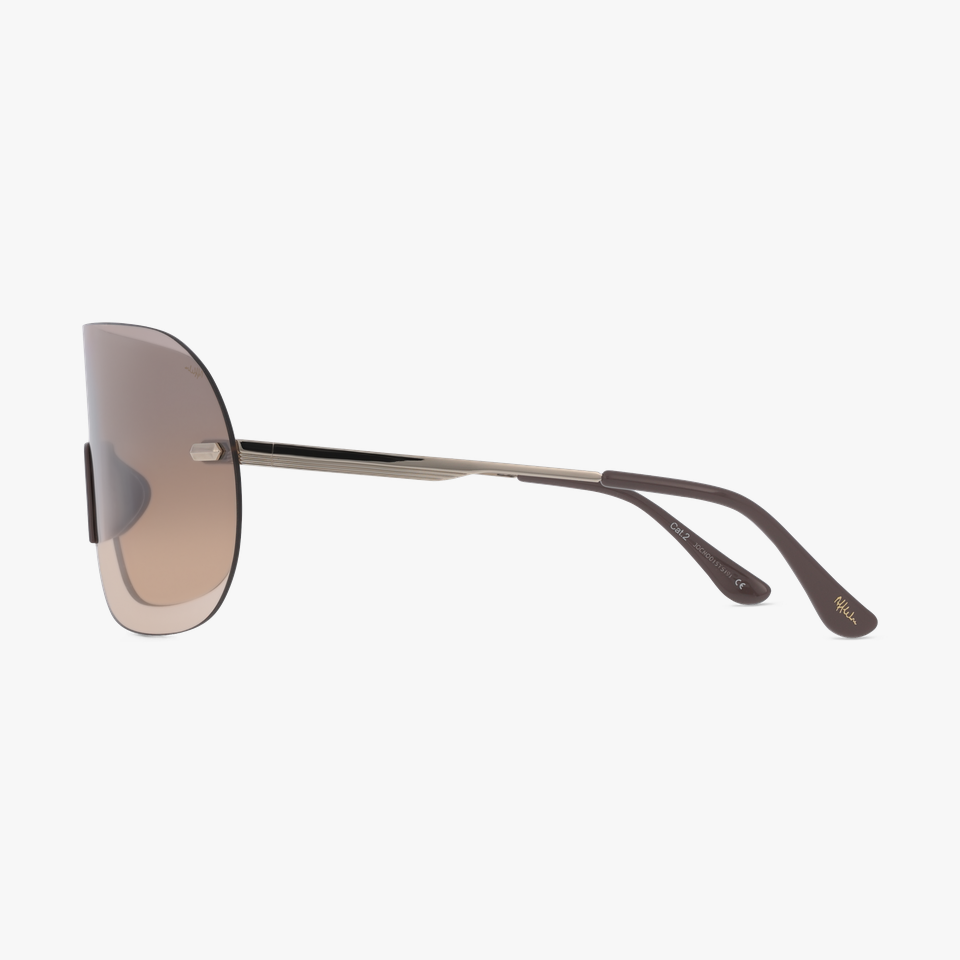 Lunettes de soleil femme JOYA marron - Vue de face