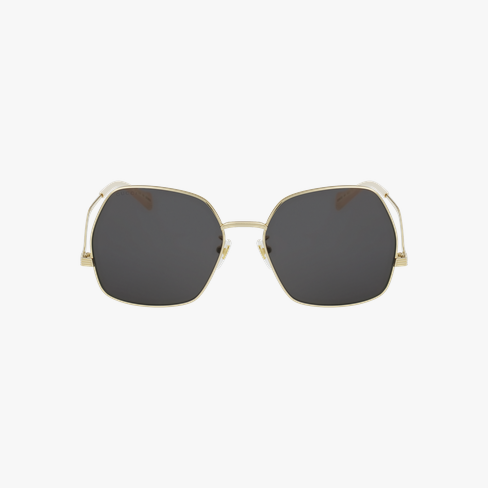 Lunettes de soleil femme GG0972S dorée Vue de face