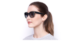 LUNETTES DE SOLEIL femme PATTY bleu - Vue de face