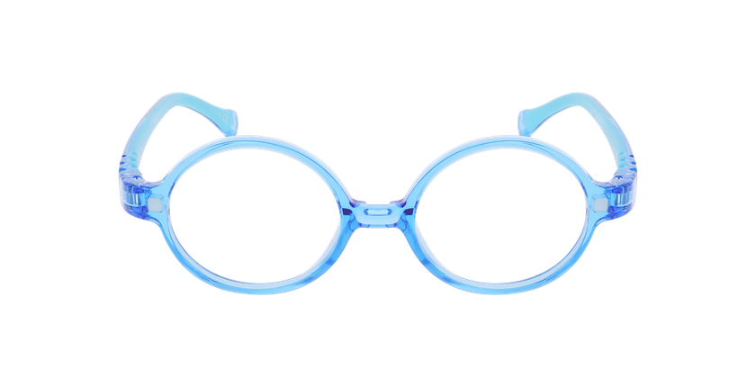 Lunettes de vue enfant BABY bleu/violet - Vue de face