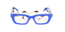 LUNETTES DE VUE femme CREATIVE bleu