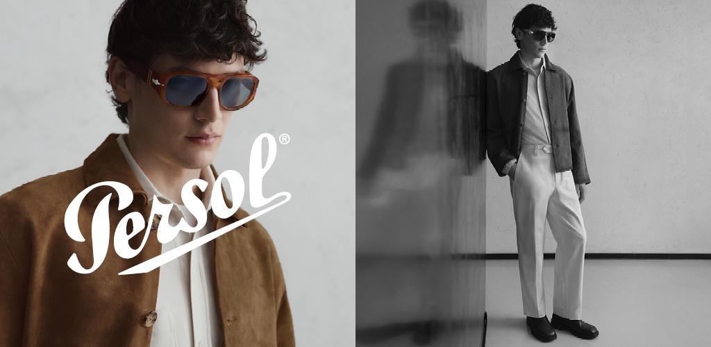 Modèles portant des lunettes de soleil de la marque Persol