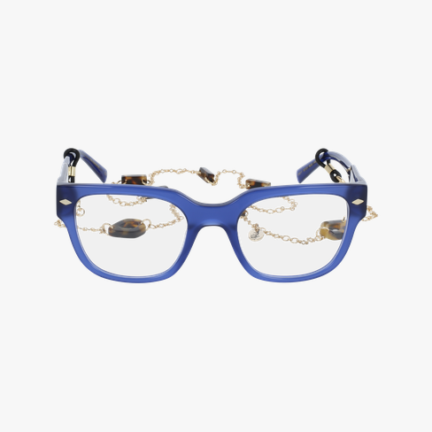 Lunettes de vue femme CARACTÈRES AUDACIEUSE bleu/violet