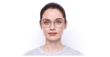Lunettes de vue femme 0RX1971V dorée - Vue de face