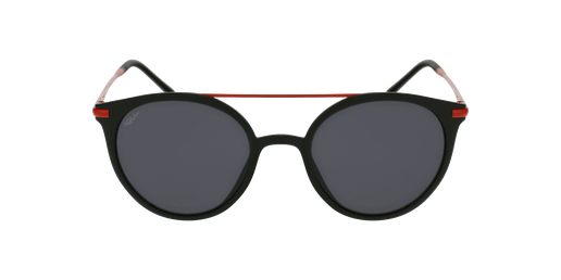 LUNETTES DE SOLEIL SAKY POLARIZED noir/rougeVue de face