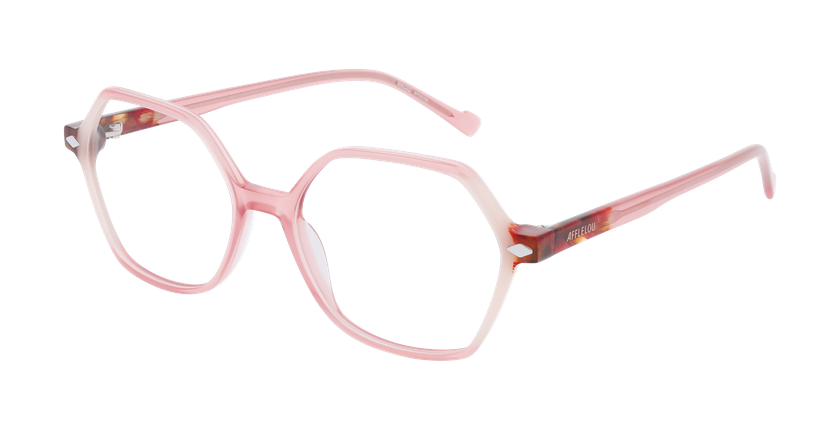 Lunettes de vue femme MAGIC279 beige/rose - Vue de face