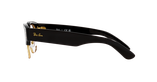 Lunettes de vue MEGA CLUBMASTER RX0316V noir/dorée - Vue de face