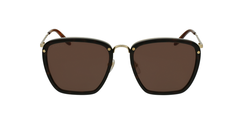LUNETTES DE SOLEIL homme GG673S marron - Vue de face