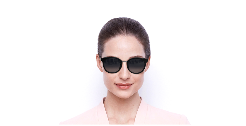 LUNETTES DE SOLEIL femme GU7459 noir - Vue de face