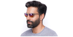LUNETTES DE SOLEIL homme FLIP M EV0989 gris - vue de 3/4