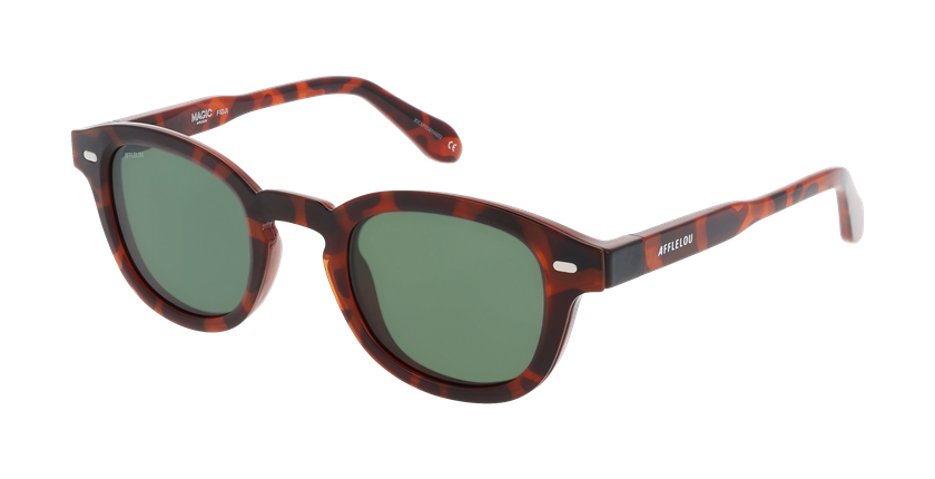 Lunettes de soleil homme MAGIC SUNNY FIDJI écaille - Vue de face