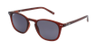 LUNETTES DE VUE FORTY solaire Bordeaux rouge/rouge - vue de 3/4