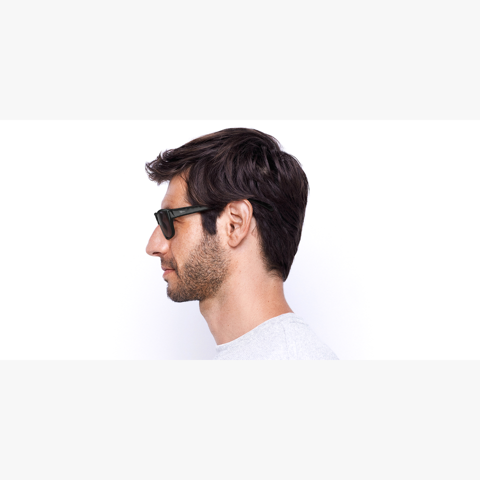 Lunettes de soleil homme COLOGNY noir - Vue de face