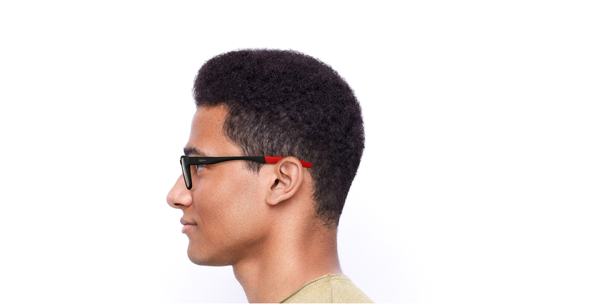 LUNETTES DE VUE homme MAGIC 188 gris/rouge - Vue de face