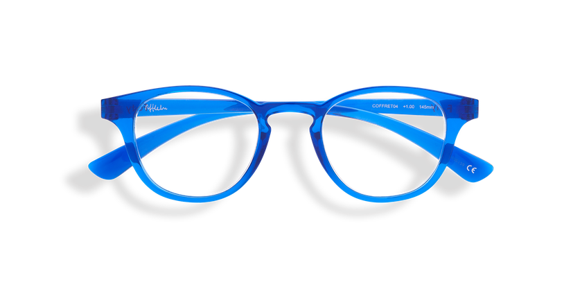 LUNETTES DE VUE FORTY COFFRET 04 bleu - Vue de face