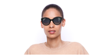 LUNETTES DE SOLEIL femme SK0221 noir - Vue de face