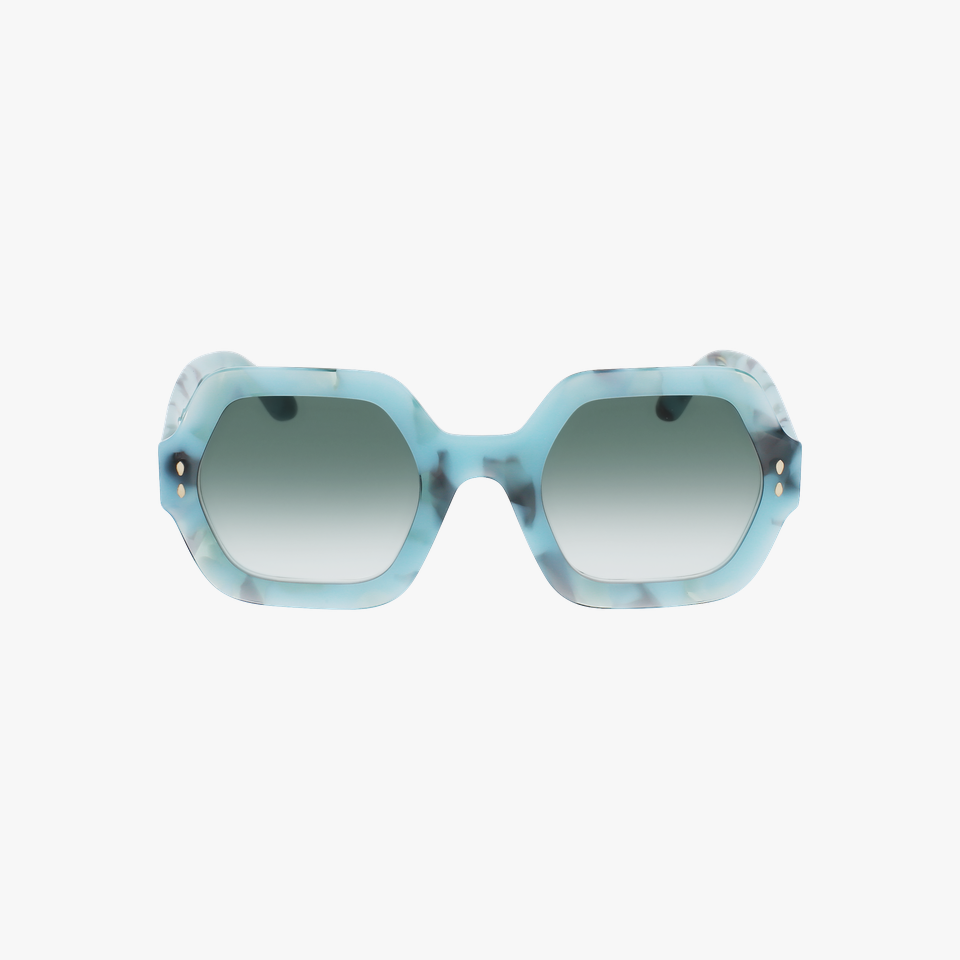 Lunettes de soleil femme IM 0004/N/S vert - Vue de face