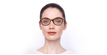 LUNETTES DE VUE femme DIORESSENCE9F écaille - Vue de face