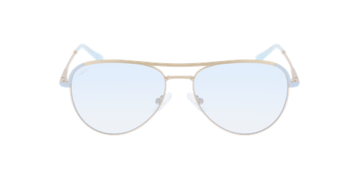 LUNETTES DE VUE femme ANELIE doré/bleuVue de face