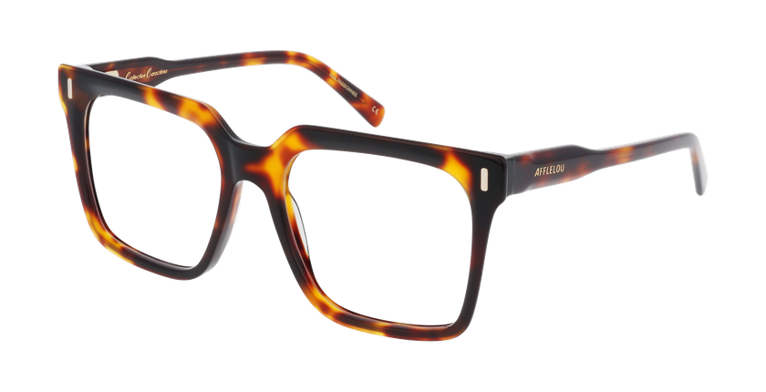 Lunettes de vue femme CARACTÈRES PASSIONNÉE écaille - Vue de face