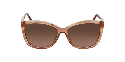 LUNETTES DE SOLEIL femme SK029172G5715 rose/marronVue de face