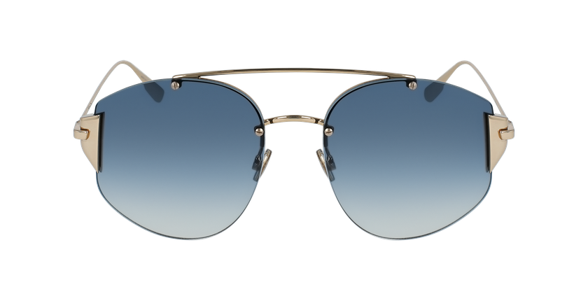 LUNETTES DE SOLEIL femme DIORSTRONGER doré - Vue de face