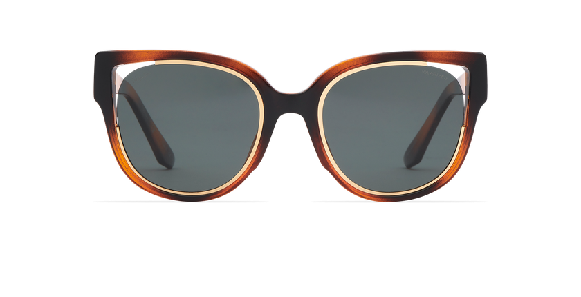 LUNETTES DE SOLEIL femme MAHEA POLARIZED écaille/doré - Vue de face