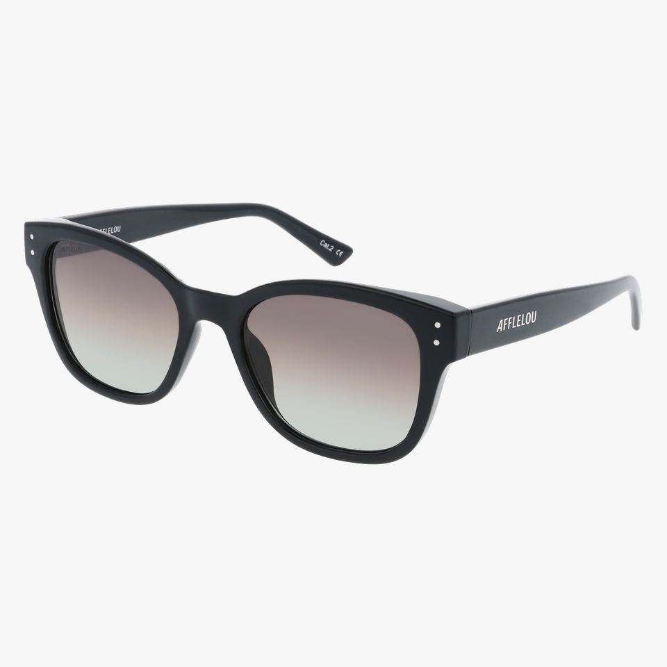 Lunettes de soleil femme BLANDINA noir - Vue de face
