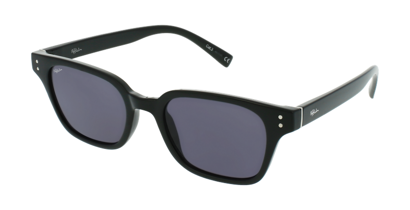 LUNETTES DE SOLEIL HASTINGS noir - Vue de face