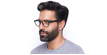 LUNETTES DE VUE homme RZERO 29 bleu - Vue de face