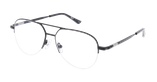 Lunettes de vue homme MAGIC284 noir/argenté - Vue de face