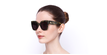 LUNETTES DE SOLEIL femme LO717S écaille - Vue de face