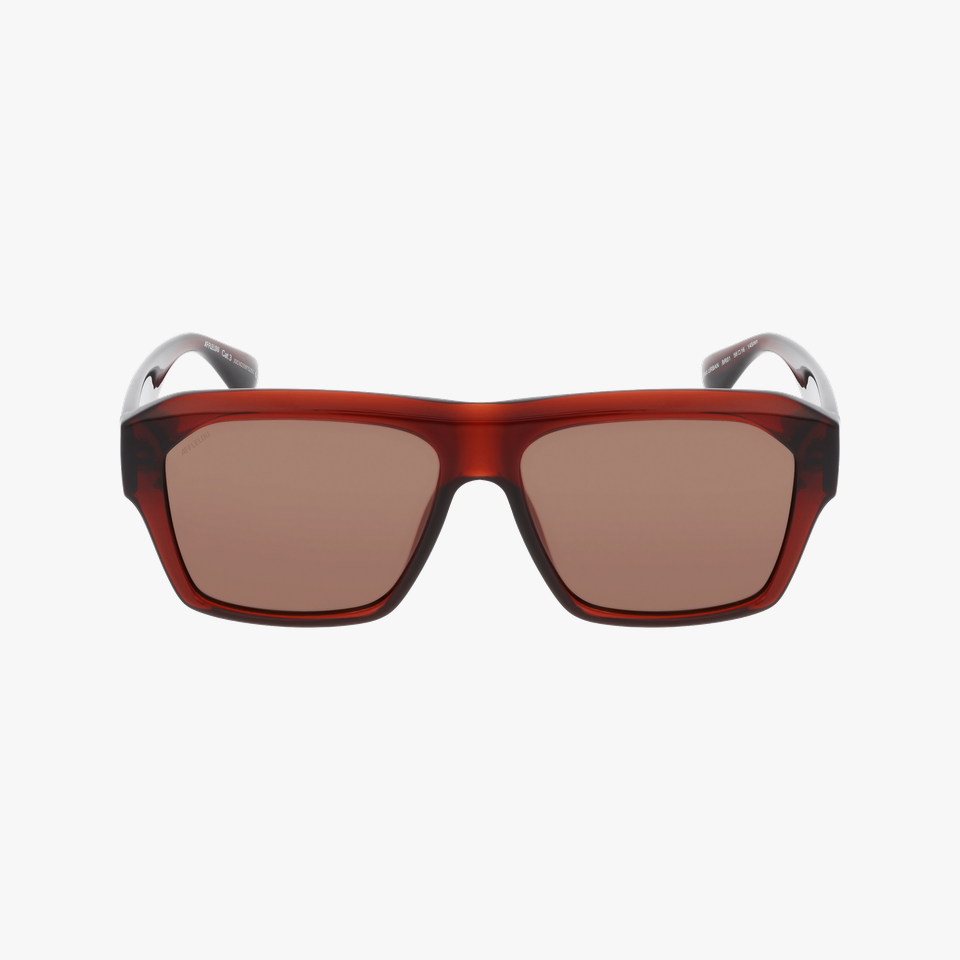 Lunettes de soleil homme URBAN marron - Vue de face