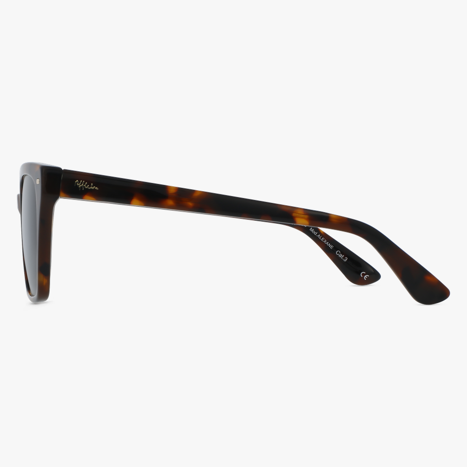 Lunettes de soleil femme ALEXANE écaille - Vue de face