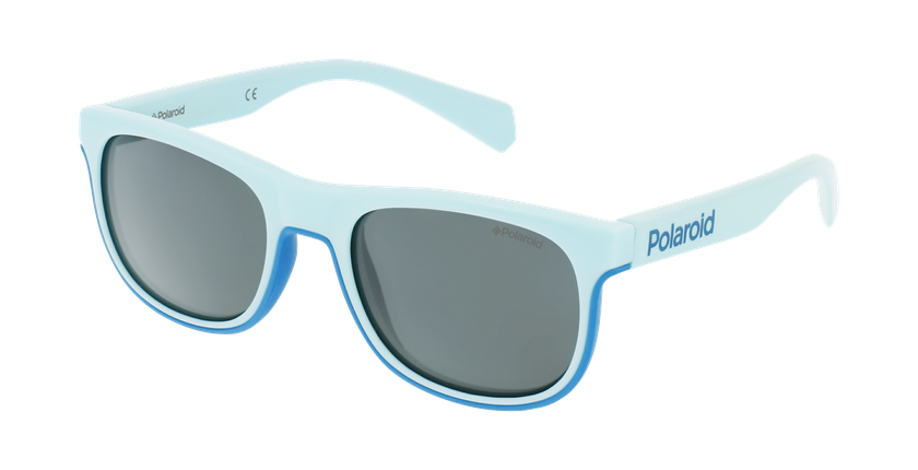 LUNETTES DE SOLEIL enfant PLD 8035/S turquoise - vue de 3/4
