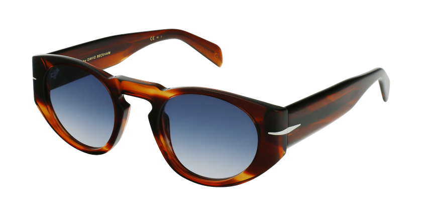 LUNETTES DE SOLEIL homme DB 7033/S dégradé noir écaille - Vue de face