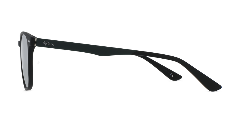 Lunettes de vue homme AYMERIC noir/vert - Vue de face