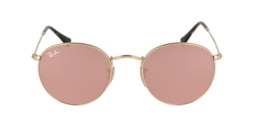 LUNETTES DE SOLEIL homme ROUND METAL 0RB3447N doré