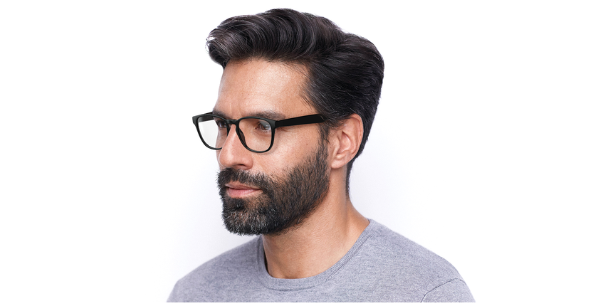 Lunettes de vue homme RZERO 29 noir - Vue de face
