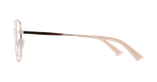 Lunettes de vue femme RZERO42 dorée - Vue de face