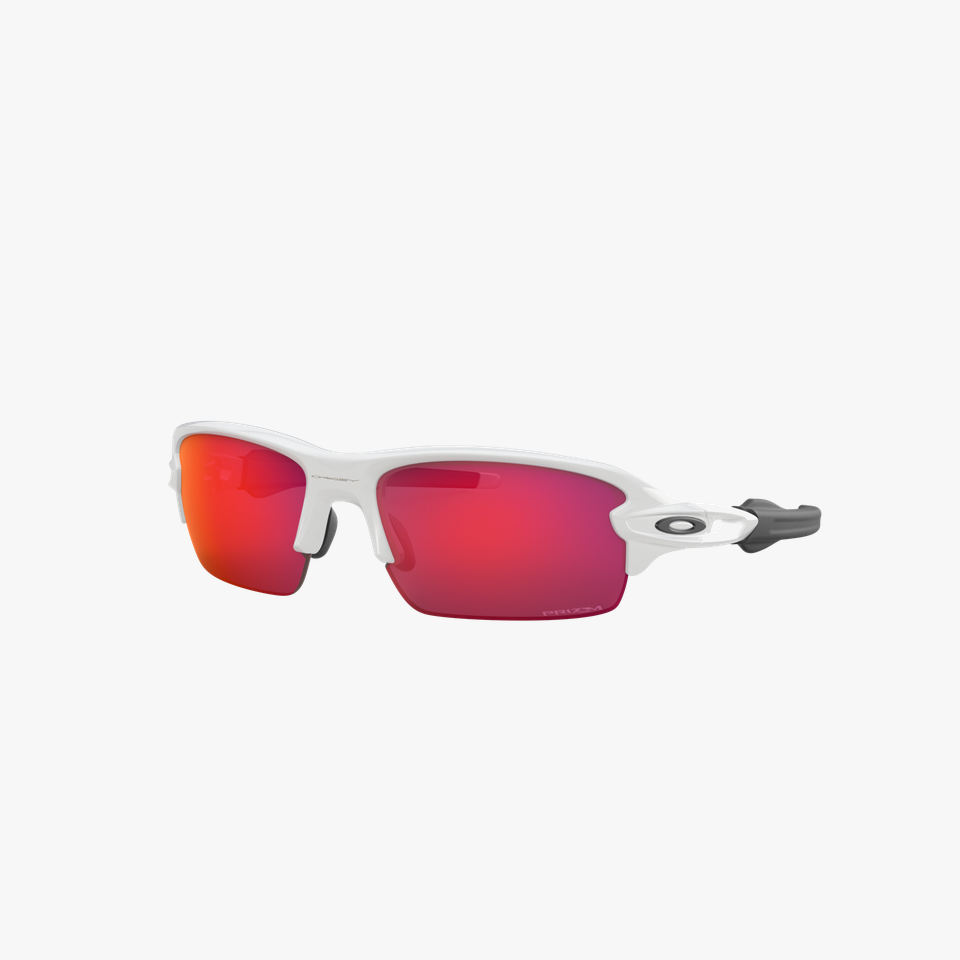 Lunettes de soleil homme Flak XS OJ9005 blanc - Vue de face