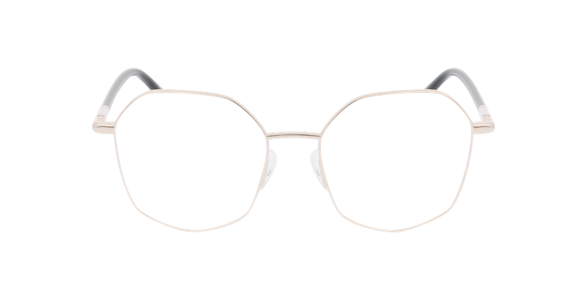 Lunettes de vue femme MAGIC 320 dorée/noir - Vue de face